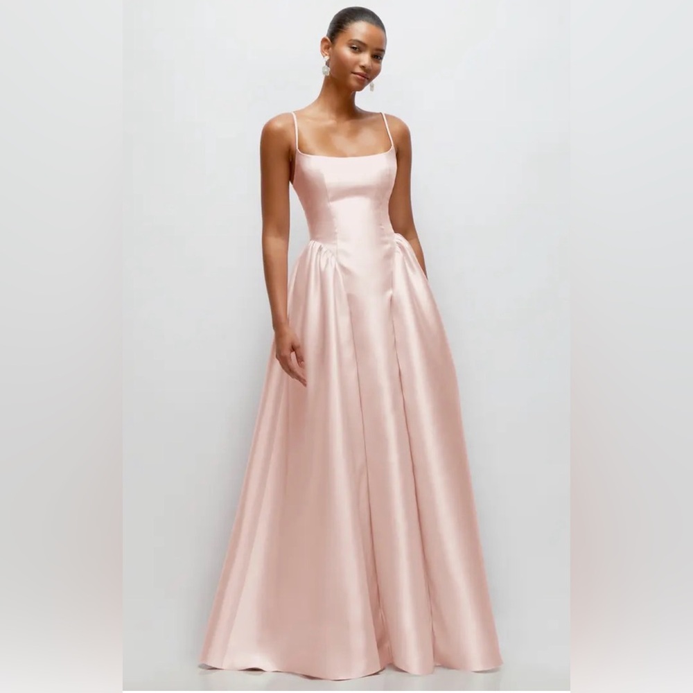Dessy Collection Blush Pink Gown NWT
